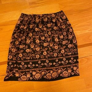 Women’s floral vintage skirt